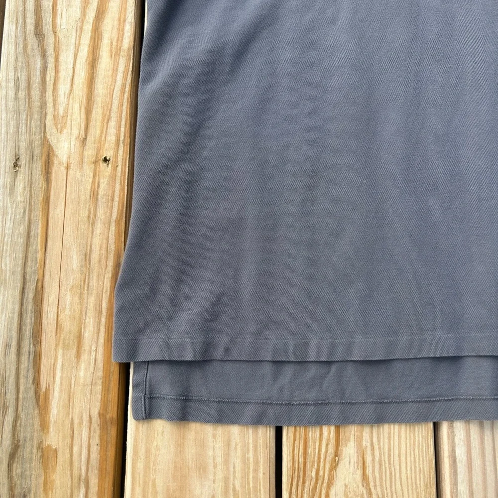 Polo Ralph Lauren Shirt Mens 4XB‎ Gray Polo Faded Wash Cotton Knit Short Sleeve